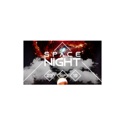 Facebook Cover Template PSD Space Night