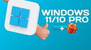 Windows 11/10 Pro🔑 + [Bonus] + 🎁Gift ✅
