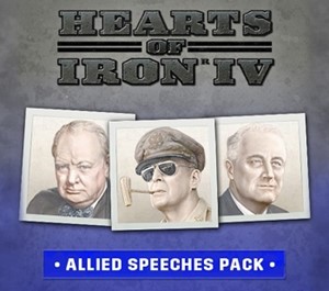 Обложка Hearts of Iron IV: DLC Allied Speeches Pack (Steam KEY)