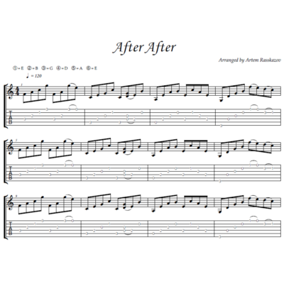 After After - фингерстайл гитара + табы