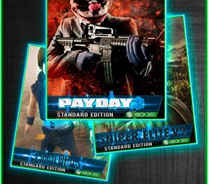 Обложка Payday 2,Sniper elite 2,Brothers XBOX 360