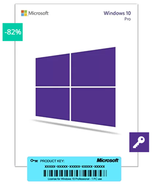 Обложка Лицензионный ключ для Windows 10