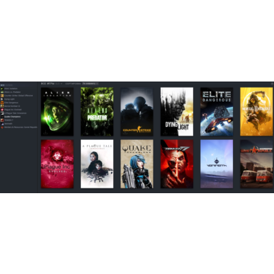 Аккаунт Steam с платными играми