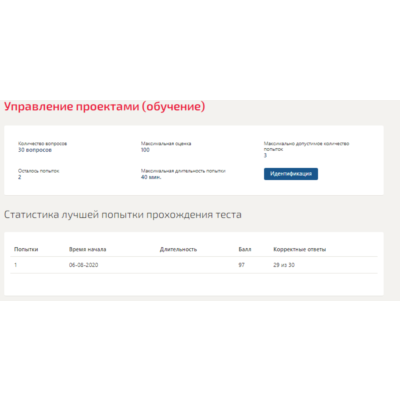 Управление проектами.Новый Тест Синергия