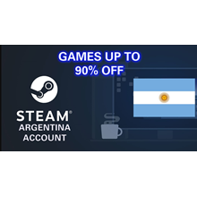 New Steam Account Argentina (Full access)