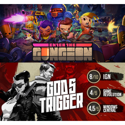Enter the Gungeon + God´s Trigger | EPIC GAMES | ПОЧТА