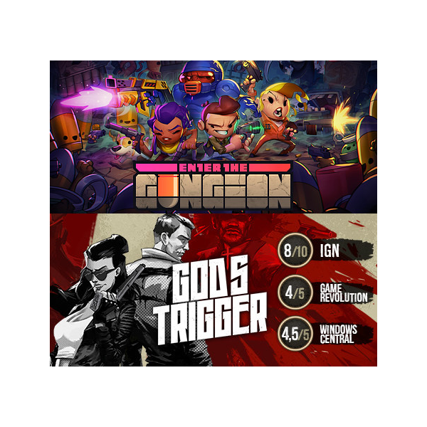 Enter the Gungeon + God´s Trigger | EPIC GAMES | ПОЧТА