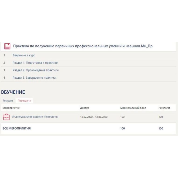 Практика Синергия Менеджмент (Предпринимательство)