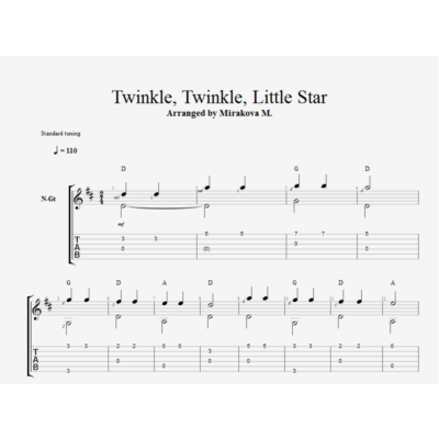 Twinkle, Twinkle, Little Star