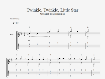 Twinkle, Twinkle, Little Star
