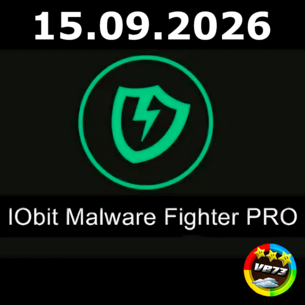 IObit Malware Fighter 13 Pro | Лицензия до 15.09.2026