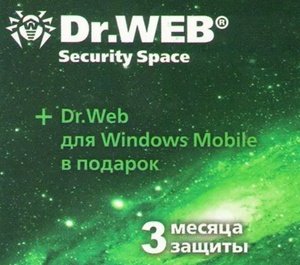 Обложка 🟩DR.WEB SECURITY SPACE 1 ПК 3 МЕСЯЦА КЛЮЧ