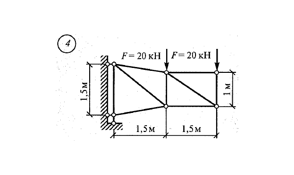 Расчетно-графическая работа 1. Вариант 4  Сетков В.И.