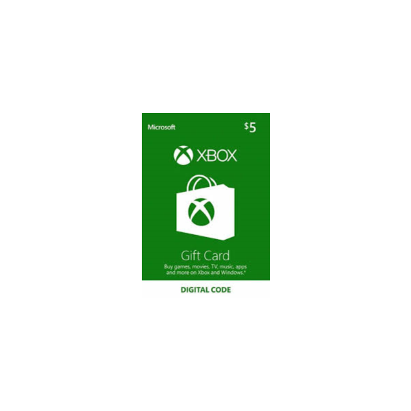 XBOX 5 USD — ТОЛЬКО ДЛЯ АККАУНТОВ СО СТРАНОЙ США