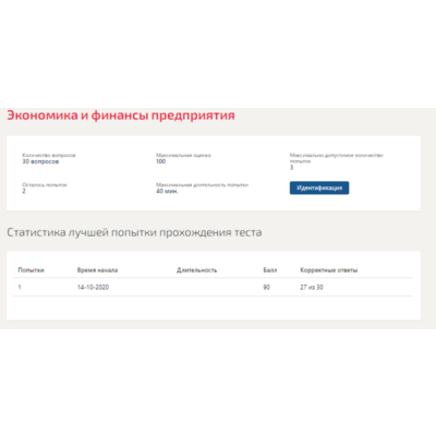 Экономика и финансы предприятия.Тест Синергия 2020