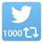 1000 ретвитов Twitter