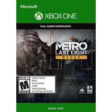Metro: Last Light Redux Xbox One Цифровой Ключ🌎🔑