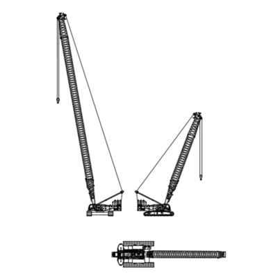 Динамический блок крана Liebherr LR1300