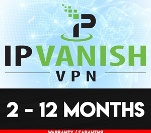 Обложка IPVanish VPN l Подписка от 2 - 12 месяцев l ГАРАНТИЯ
