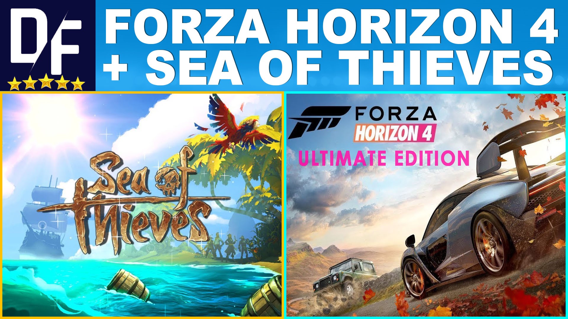 Купить FORZA HORIZON 4 ULTIMATE+ SEA OF THIEVES + DLC [PC] за 154 ₽!