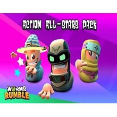 Worms Rumble: DLC Action All-Stars Pack (Steam KEY)