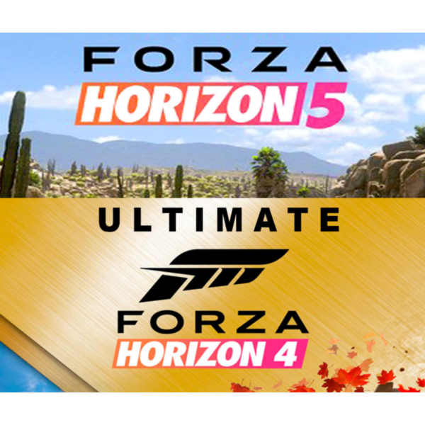 FORZA HORIZON 4 ULTIMATE + FORZA HORIZON 5 + 400 ИГР・XBOX GAME PASS