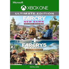 FAR CRY 5 GOLD + FAR CRY NEW DAWN DELUXE XBOX🔑КЛЮЧ