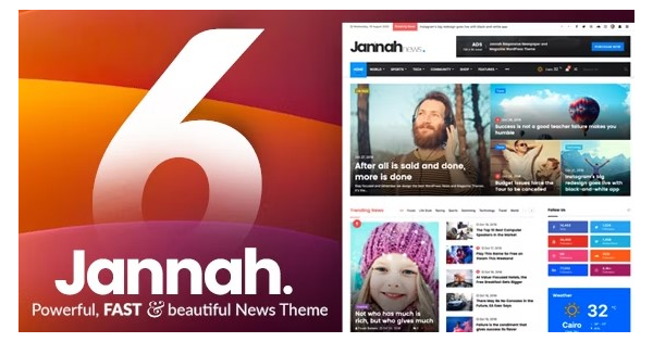 Jannah [7.0.6] - русификация премиум темы 🔥💜