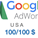 Промокод купон Google AdWords Адвордс США 100/100$ USA
