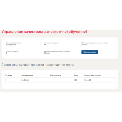 Управление качеством в энергетике.Тест Синергия 2021г