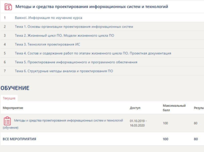 Методы и средства проектирования информационных систем