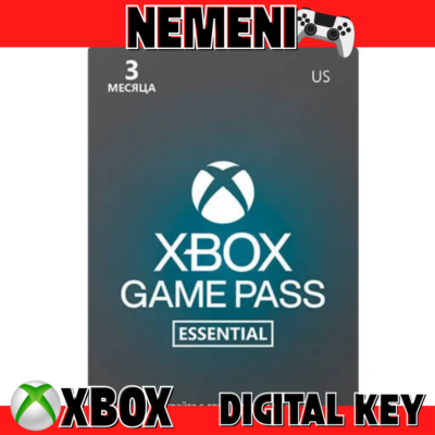 Xbox Game Pass ESSENTIAL 3 месяца XBOX КЛЮЧ