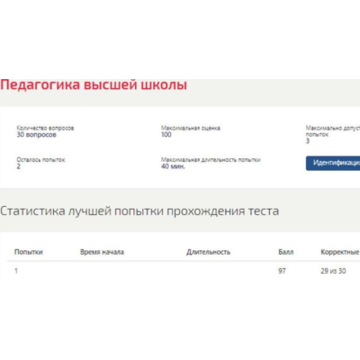 Педагогика высшей школы ответы Синергия (30 вопросов)