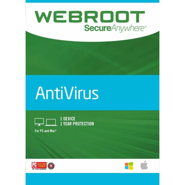Webroot SecureAnywhere AntiVirus до 30.12.2026 /1 пк