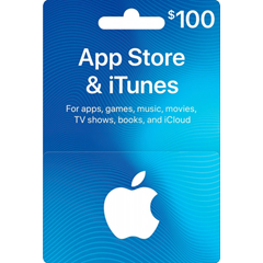 iTUNES GIFT CARD - $100 USD ✅(USA)