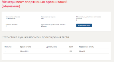 Менеджмент спортивных организаций.Тест Синергия 2021г