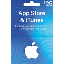 iTUNES GIFT CARD - $25 USD ✅(USA)