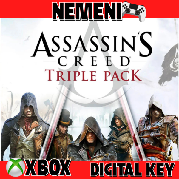 ASSASSIN´S CREED TRIPLE PACK XBOX ONE KEY