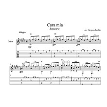 Cara Mia (Baccara) для гитары