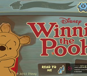 Обложка Disney Winnie the Pooh 