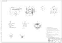 Working drawing piston D = 84 mm format, Compass .cdw