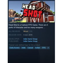Head Shot (Steam Key GLOBAL)