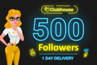 🔥👾🔥500  Подписчиков в ClubHouse🔥👾