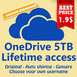 OneDrive 5 Терабайт + онлайн Office 365