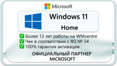 Купить аккаунт Windows 11 Home 🔑 Microsoft Партнёр🔥 на Origin-Sell.com