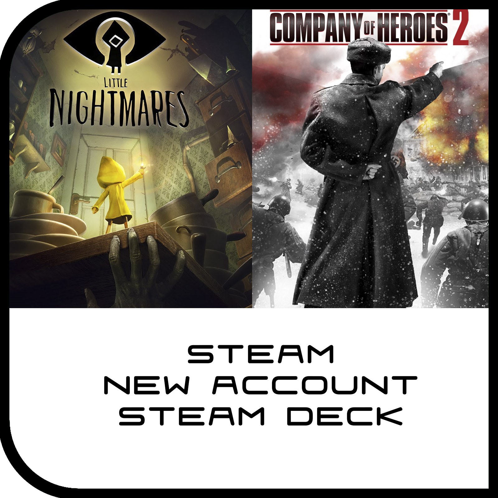 Купить Little Nightmares и Company of Heroes 2+DLC родная почт за 105 ₽!