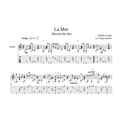 La Mer (Beyond the Sea) для гитары