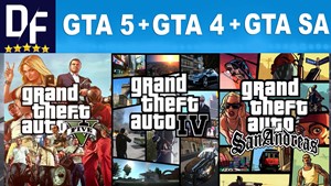 Обложка GTA 5 Premium + GTA 4 Complete + GTA:SA / STEAM аккаунт