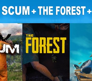 Обложка SCUM + The Forest + RAFT [STEAM аккаунт] + 🎁ПОДАРОК
