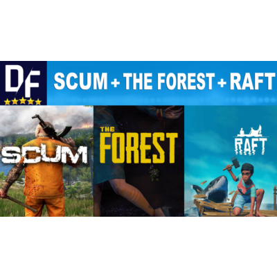 SCUM + The Forest + RAFT [STEAM аккаунт]